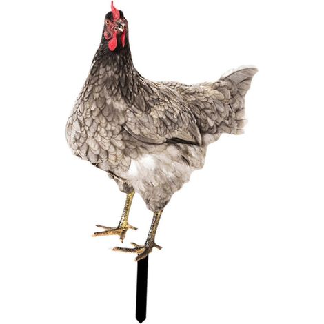 Statue de coq pour jardin, décoration extérieure, sculpture de poule pour fête de Noël-Style A