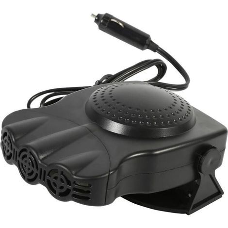 Chauffage de voiture, ventilateur de chauffage de voiture 12 V 150 W, ventilateur de chauffage de voiture, dégivreur de pare-brise de voiture, ne le croyez pas, chauffage en céramique noir (1/4)