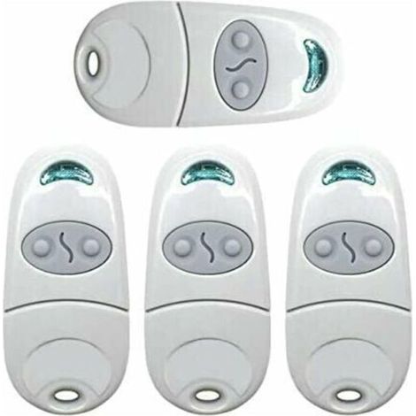 Télécommande Universelle Portail. PingGoo Télécommande pour Ouvre-Porte de Garage. émetteur de clé Portable. Télécommande de Porte de Garage pour Came Top 432NA/432EE/432 EV/432M (4. Blanc) thsind.TRI (1/2)