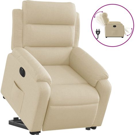 Maison Exclusive - Relaxsessel mit Aufstehhilfe Elektrisch Creme