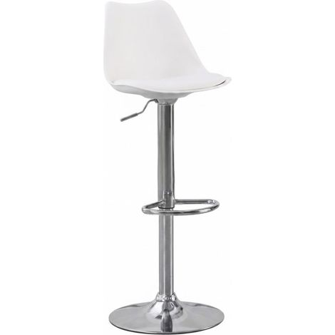 Taburetes Cocina - Taburete Alto Regulable Synk - Blanco (1/5)