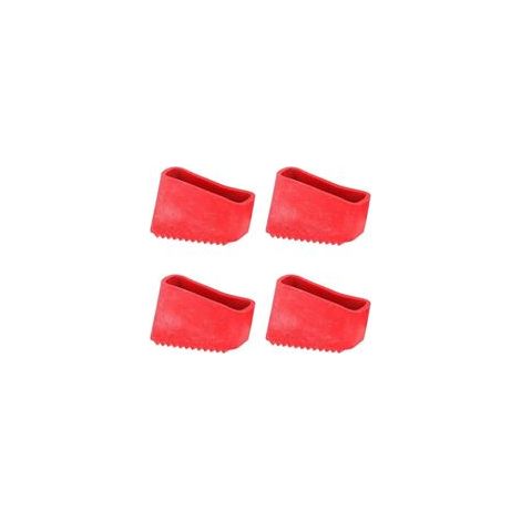 4 Pièces Couvre-Pieds D'échelle, Pieds d'échelle en caoutchouc, pour Escaliers Revêtements en Caoutchouc Antidérapants, Coussin de Protection D'échelle pour échelles Télescopiques