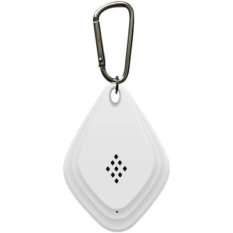 BUNTHAUS PA (Blanc) Répulsif anti-moustiques extérieur, répulsif anti-moustiques ultrasonique portable, répulsif électronique anti-moustiques alimenté par USB avec crochet noir (1/4)