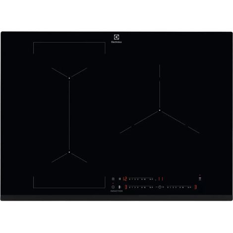 Piano cottura a induzione da 71 cm con 3 fuochi, nero - EIV 73342 - Electrolux