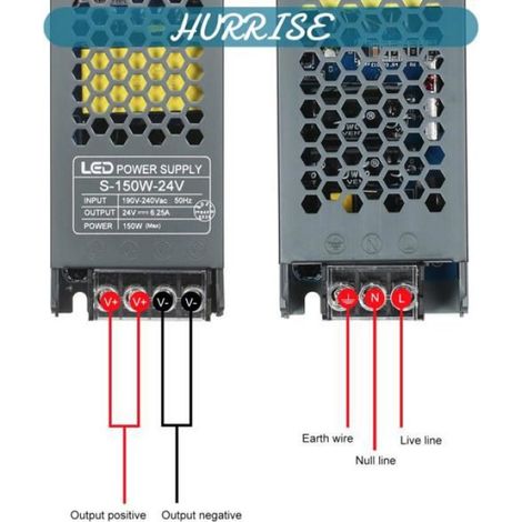 Transformateur Alimentation - 12 V 5 A - Pour Bande Led Lampe - Aluminium - 60 W - Ultra Fin - 1 Pièce (1/5)