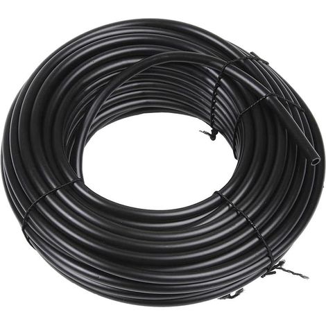 TUBO CAPILLARE IN PVC NERO   ø mm.4/6  da mt.100 MICRO IRRIGAZIONE GIARDINO (1/4)
