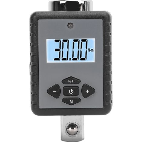 Ortviai Clé dynamométrique numérique 1/2" 2-200 N·m avec alerte LED et bip – Adaptateur pour réparation auto et moto (1/5)
