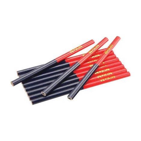 MATITA BICOLORE ROSSO BLU 358912 WOKIN - CM 18 CF=PZ 12- 6 confezioni