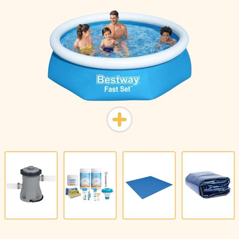 Bestway Bestway Fast Set Ronde - 244x61 cm - 5-pièces S289 (1/5)