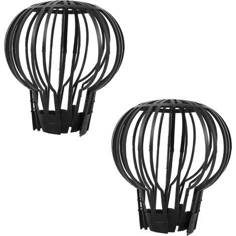 2 pièces Protection Gouttière Flexible Filtre Entonnoir Plastique Anti obstruction Garde Pluie Jardin Protection et Parasites Installation Facile DIY (1/5)