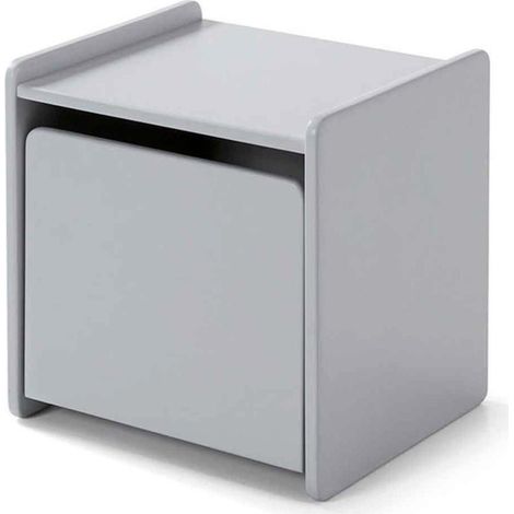 Table de Chevet Enfant "Kiddy" 40cm Gris (1/2)