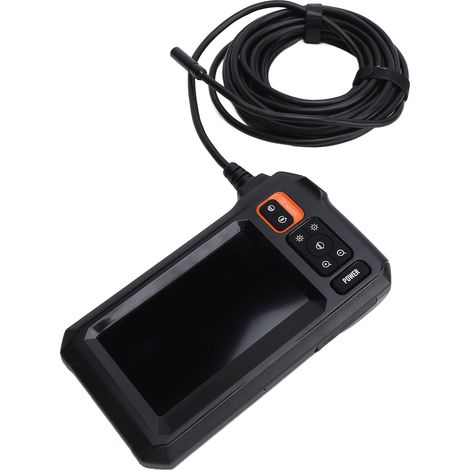 Endoscope industriel 1080p HD avec caméra d'inspection de canalisations, objectif 8 mm, écran IPS 4,3 pouces et câble de 5 m. (1/5)