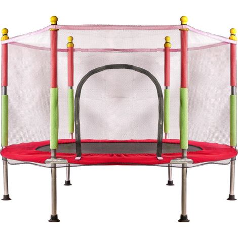 Kindergartentrampolin 140cm rot