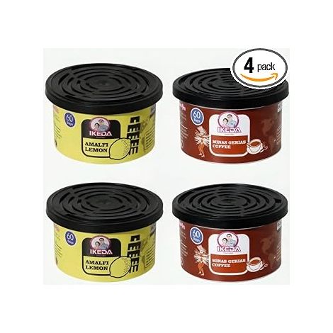Car Air Freshener 4 Boxes of Car Perfume Eliminate Odors Automatically Fragrance for 60 Days for Aroma Diffuser in Home Room (Lemone Coffee,4pcs) (1/5)