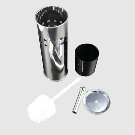 Brosse WC et Supports, Balayette WC en Acier Inoxydable 304, Brosse Toilette Salle de Bain WC MOONSTARS (1/4)