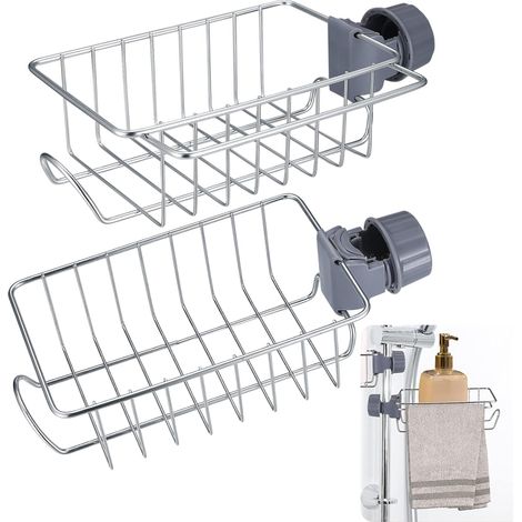 Mensola per doccia senza foratura, portasapone sospeso, mensola per bagno in acciaio inossidabile 304, scaffale portaoggetti per bagno e cucina (1/5)