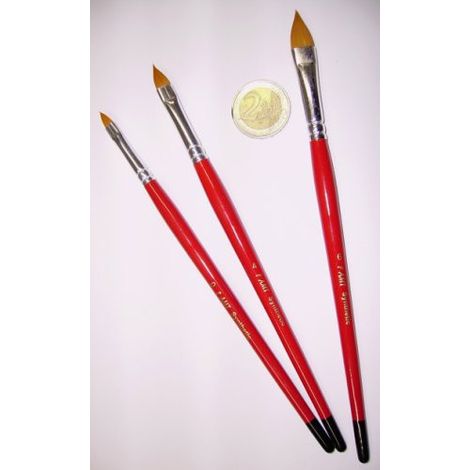 Lot de 3 Pinceaux Ronds AMT N0, N4, N6