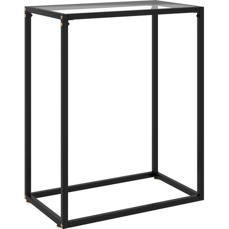 Konsolentisch Transparent 60x35x75 cm Hartglas