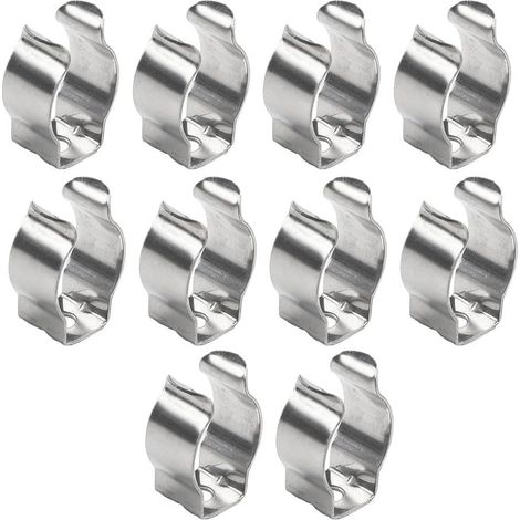 Support ressort, 30mm, acier manganèse, argenté, base étroite (1/5)
