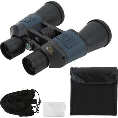 Jumelles - 80x80 - Objectif 48 mm - Vision Nocturne Revêtement Iris - Étanches - Pour Observation Extérieure - 1 Pièce