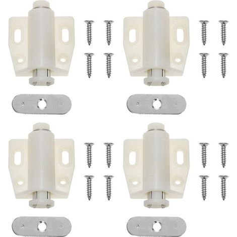 Loquet magnétique pour porte de placard, ferme, lot de 4 (1/5)