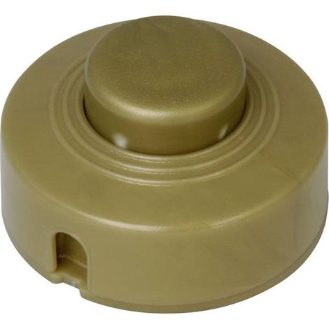 Kopp 191807084 Interruttore a pedale con piastra antistrappo Oro 1 x Off / On 2 A 1 pz.