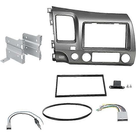 Kit de finition pour façade d'autoradio, kit d'installation pour cadre DVD de tableau de bord 2 DIN pour modèles 2006, 2007, 2008, 2009, 2010 et 2011 (1/5)
