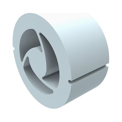 Kermi Schalldämpfset, D 160 mm, L 80 mm Melaminharzschaumring zur Schalldämpfung