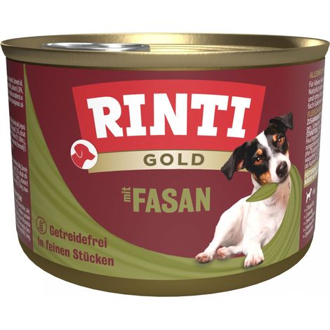 Rinti Gold Aliment humide pour chien - Boîte de 185 g - Faisan 185 g