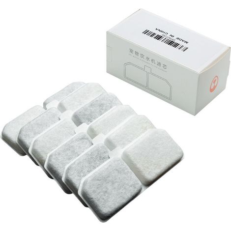 LAN Lot de 6 remplacements de filtres à eau à filtration multiple compatibles avec la fontaine à eau pour animaux de compagnie 100 oz/3 L EZ-1002 (1/5)