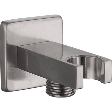 Soporte Pared Ducha Cuadrado Nickel - GME (1/2)