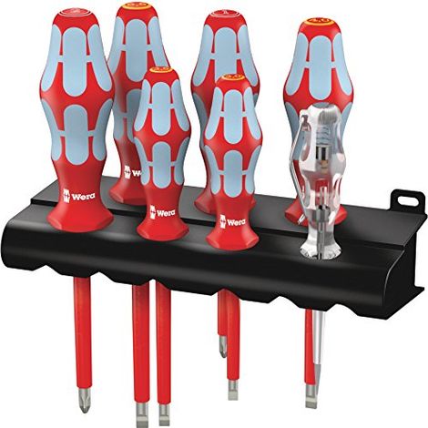 Wera 3160 i/7 Rack VDE Kit cacciaviti 7 parti Taglio, Croce Phillips (1/5)