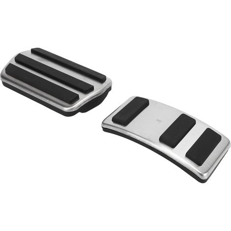 Ensemble de pédales d'accélérateur et de frein antidérapantes en acier inoxydable, de remplacement pour Ford Mustang Mach-E (à partir de 2021). (1/5)