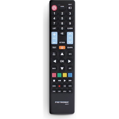 Mando a Distancia de Sustitucion para TV LG Negro.
Caracteristicas:
-No se requiere programacion o configuracion, solo inserta las 2 pilas 1, 5v aaa