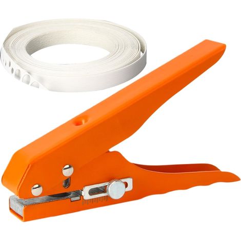 Pince à perforer à un seul trou - Perforatrice à vis réglable de 8 mm Outil robuste pour le bois, le cuir, le plastique et les machines à perforer (1/5)