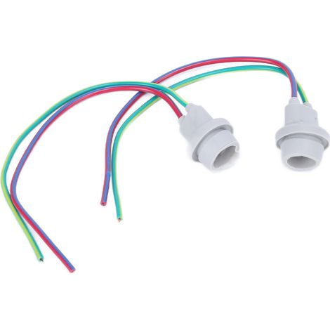 2x T10 W5W Glühlampenfassungen, Gummi- und Glassockel, universell für Roller, Quads und ATVs, Parkleuchten (1/5)