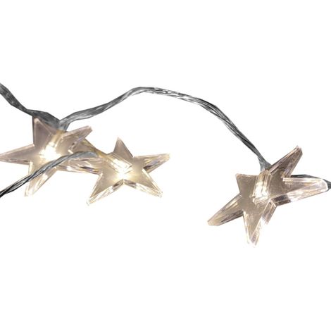 Linder Exclusiv Cadena de luces navideñas 48 LED Estrellas Blanco cálido (1/5)