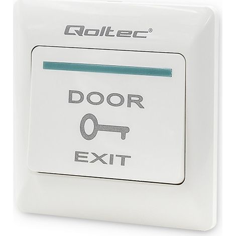 Botón de salida Qoltec  Blanco (1/5)