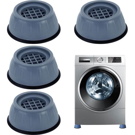 4 patins anti-vibration universels pour machine à laver, faciles à installer, réduisent le bruit et améliorent la stabilité. (1/5)
