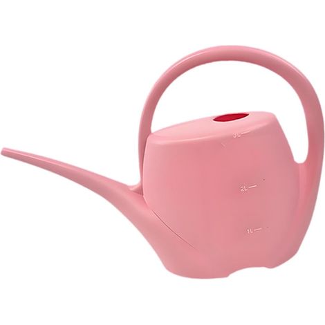 Arrosoir de 3 litres avec Poignée Confortable et Verseur, Fabriqué en Polyéthylène, pour Arroser Les Plantes de Jardin, Les Bonsaïs, Les Plan, Rose (1/5)