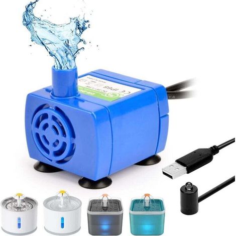 Fontaine À Eau Automatique Pompe Submersible Pour Chiens Et Chats Animaux Domestiques