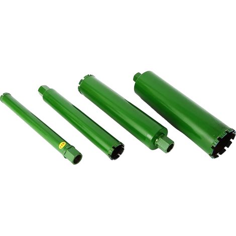 Juego de brocas para coronas, diseño de dientes turbo, apto para diversos materiales, color verde. (1/2)