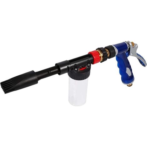 Pistolet Lavage Voiture Pulvérisateur 2 Modes (Mousse Ou Eau) Pulvérisation De Canon De Nettoyage Voiture Mousse De Neige
