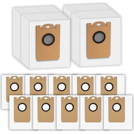 (12 Pièces) T20+ Sacs à Poussière De Remplacement Compatibles Avec L'aspirateur Robot Airrobo T20+, Sacs à Poussière Jetables, Kit D'accessoires (1/5)