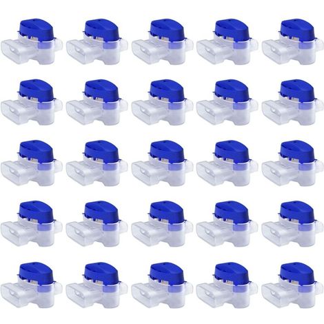 Aiperq – Connecteurs de câbles pour robot tondeuse – 25 raccords remplis de gel étanches – Réparation et extension fil électrique basse tension