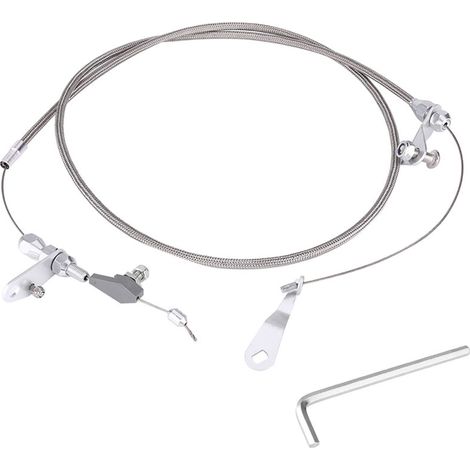 Hochwertiges, rostfreies Geflechtkabel, passend für C6-Getriebe, leichtgängig, langlebig, professionell gefertigt, Ersatz für alte Kabel (1/5)