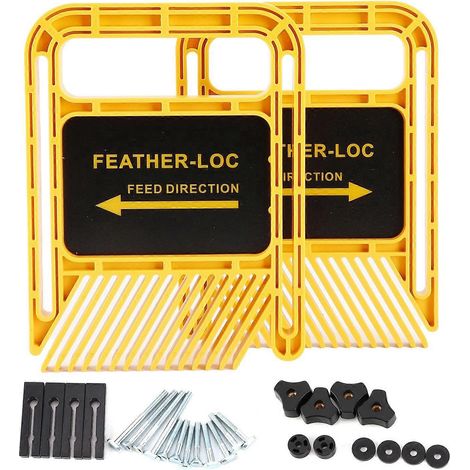 Ensemble de guides de coupe pour le travail du bois, défonceuse, scies circulaires, outils de menuisier, coffret d'outils à main, accessoires
