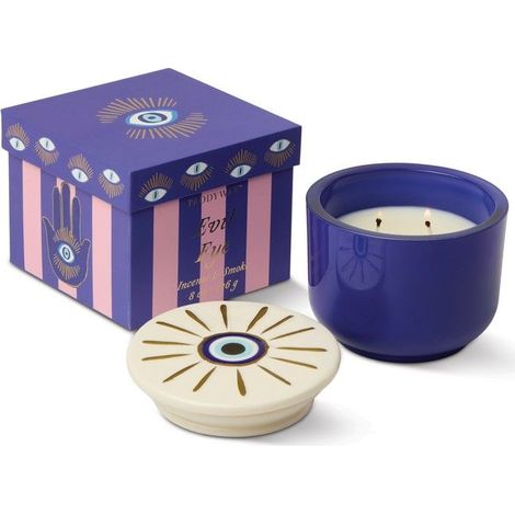 Candela in Vetro Charmed con Coperchio  Incenso e Fumo 226g