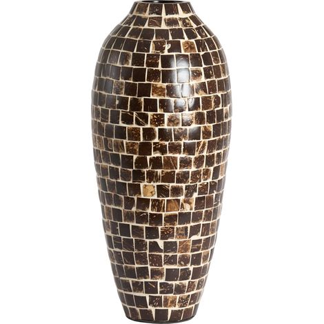 Stimmungsvolle braune Bambus-Vase Light & Living Tudela (1/3)