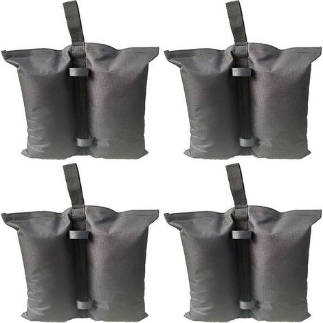 Sac De Sable - 6 Kg Par Unité - Pour Toile D'Ombrage Tente De Jardin Gazebo Parasol - 4 Pièces (1/5)
